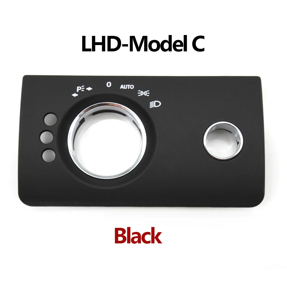 Front Headlight Head Lamp Switch Button Panel Trim Cover for Mercedes-Benz ML GL W164 1645450304 1645450204 - Standard Size