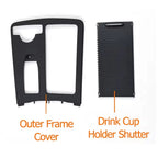 Center Console Drink Cup Holder Cover Shutter Outer Frame Cover for Mercedes-Benz C E Class W204 W207 W212 2046807607