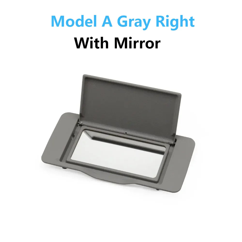 Front Sun Visor Mirror Cover Makeup Mirror Cover for Mercedes-Benz ML GL C Class W164 W203 W251 ML400 GL350 GL450 - Model A