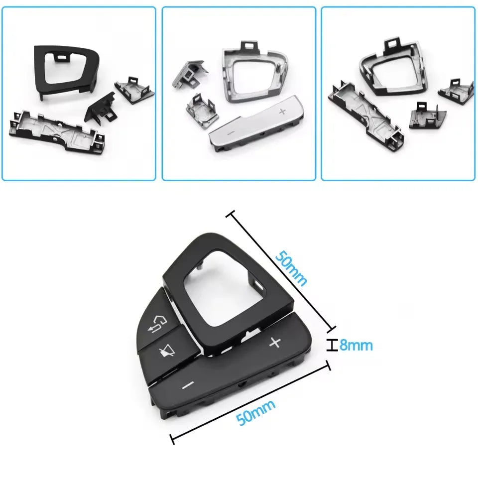 Multifunction Steering Wheel Volume Control Switch Button Cover for Mercedes-Benz E Class W213 Sedan W238 Coupe - image 7