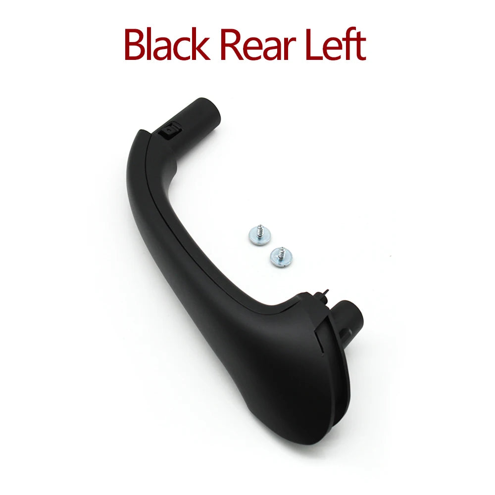 Interior Door Pull Handle With Outer Cover for Mercedes-Benz W203 C Class 2000-2007 2038101551 - Rear Left-Black - image 3