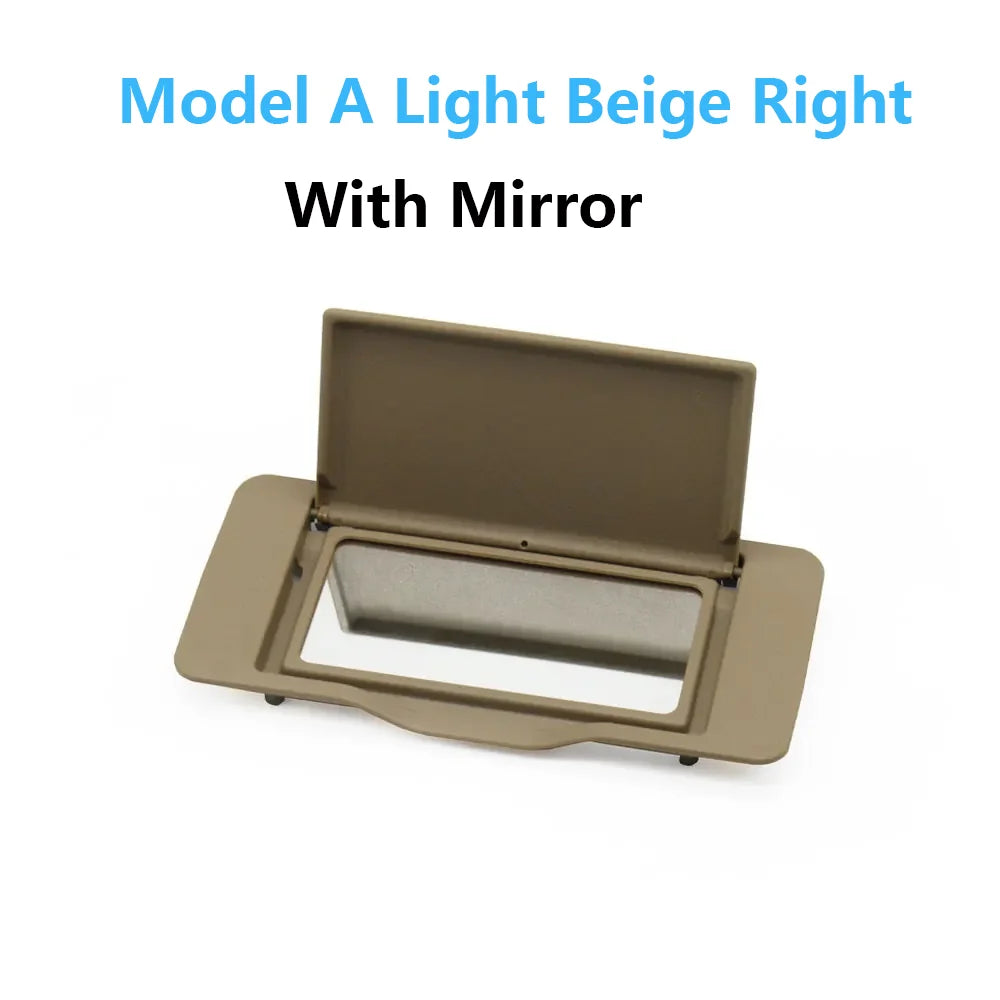 Front Sun Visor Mirror Cover Makeup Mirror Cover for Mercedes-Benz ML GL C Class W164 W203 W251 ML400 GL350 GL450 - Model A
