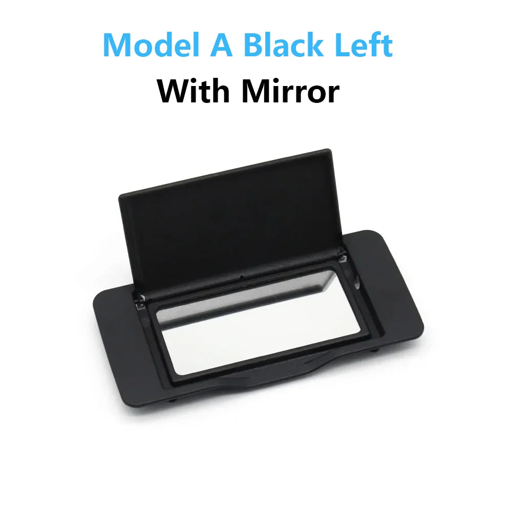 Front Sun Visor Mirror Cover Makeup Mirror Cover for Mercedes-Benz ML GL C Class W164 W203 W251 ML400 GL350 GL450 - Model A