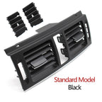 Central Dash Fresh AC Vent Grille Cover for Mercedes-Benz W204 C Class 2007-2011 2048304054 2048304154 - Black-Standard Model