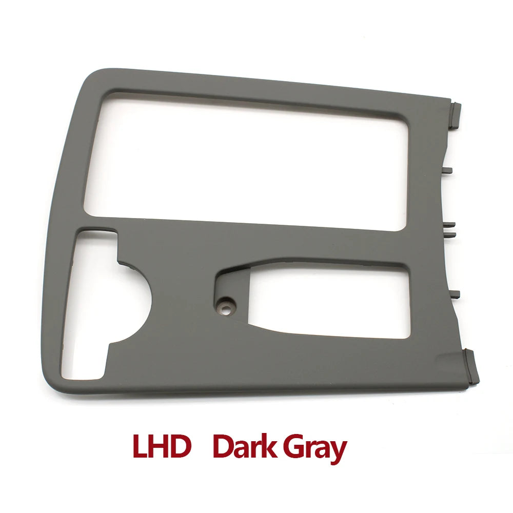Central Armrest Drink Cup Holder Shutter Outer Frame Panel Set for Mercedes-Benz C E Class W204 W207 W212 2046800107 - Dark