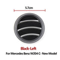 Interior Dashboard AC Vent Outlet Grille Panel for Mercedes-Benz C Class W204 LCI 2011-2013 2046805587 - Black-Left