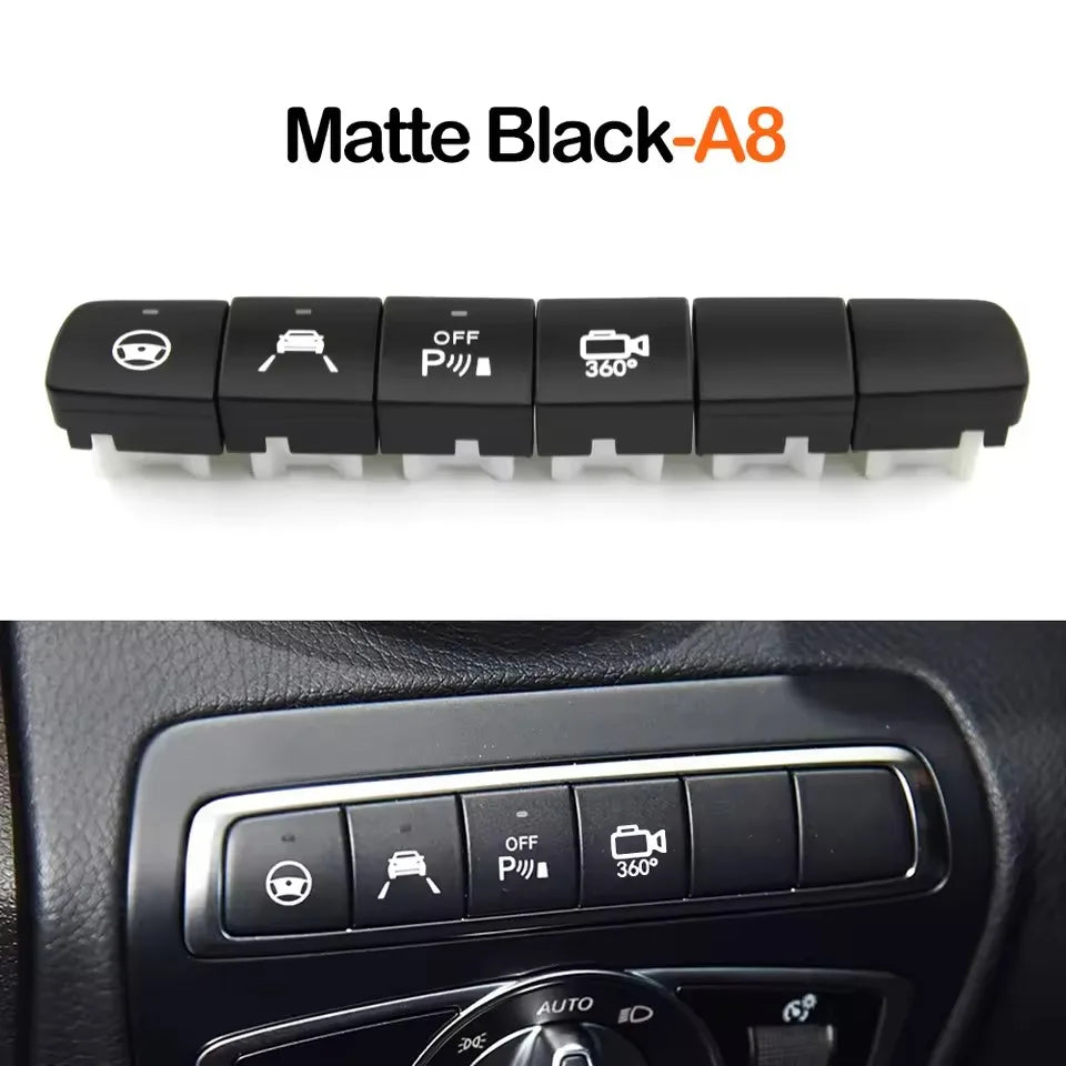Block Radar Cruise Lane Assist Button Headlight Camera Parking PDC Sensor Switch for Mercedes-Benz W205 X253 W447 W213 W238