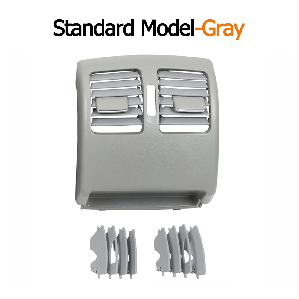 Rear AC Vent Grille Panel Cover for Mercedes-Benz W204 C Class 2007-2011 W207 E Class 2010-2012 2048300354 - Gray - image 3