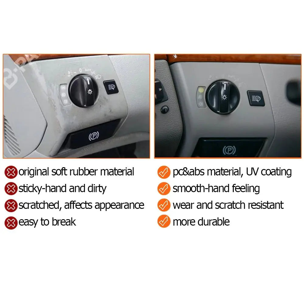 Dashboard Headlight Switch Cover Panel for Mercedes-Benz S Class W220 1998-2005 2205450204 2205450104 LHD - image 14