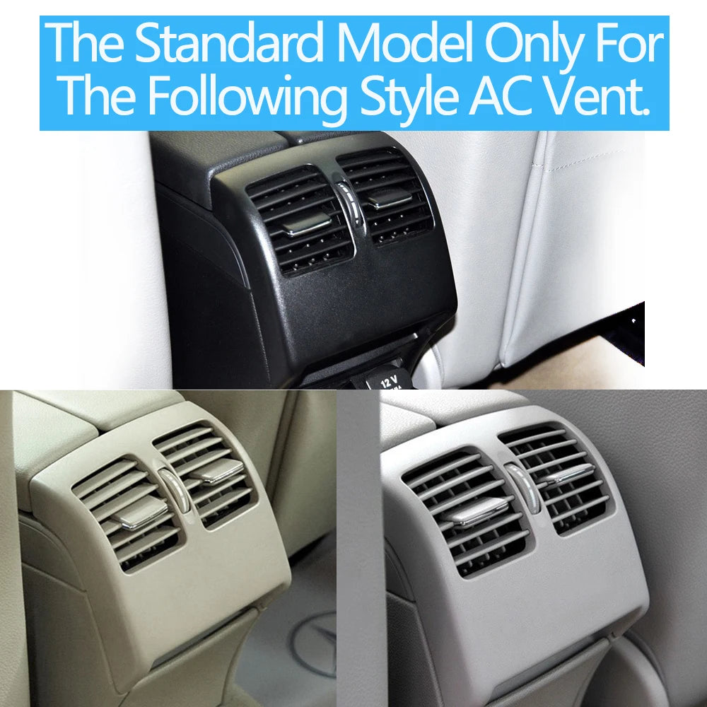 Rear AC Vent Grille Panel for Mercedes-Benz C E Class Coupe W204 W207 2048300354 2048300554 - image 11