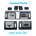 Console Fresh AC Vent Grille Set for Mercedes-Benz W204 C Class 2007-2011 2048304054 2048300754 - image 5