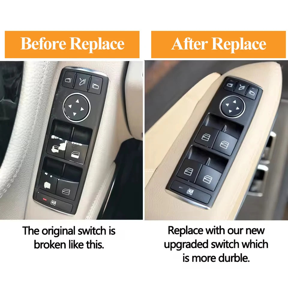 Power Master Window Control Switch for Mercedes-Benz C E GLK Class W204 W212 W207 X204 2049055302 2049055402 - image 6