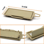 Sun Shade Visor Makeup Cosmetic Mirror Cover Pack for Mercedes-Benz C GLK Class W204 X204 2048104510 2048104610 - image 12