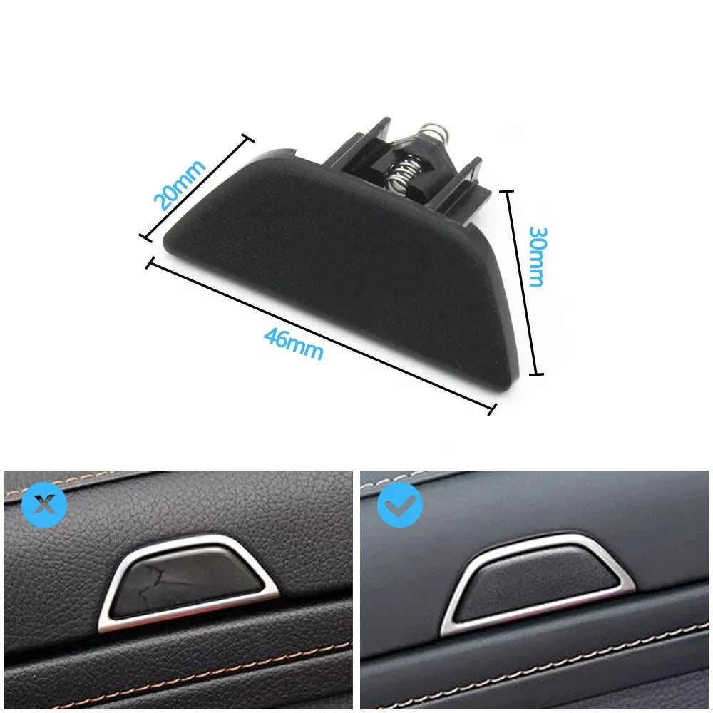 Center Console Lid Armrest Box Panel Switch Button Cover for Mercedes-Benz S Class W222 S320 S350 S450 S500 2014-2020 - image