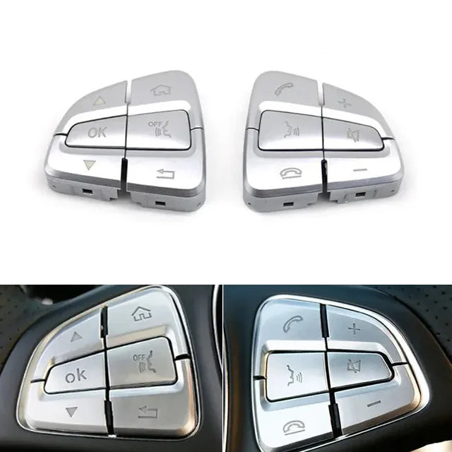 Steering Wheel Multi-function Menu Control Switch Button for Mercedes-Benz C GLC Class W205 W253 0999050200 0999050300