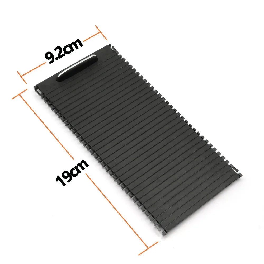 Center Console Water Cup Holder Roller Cover Trim for Mercedes-Benz C Class E Class W204 W212 W207 X204 2046807607 - image 3
