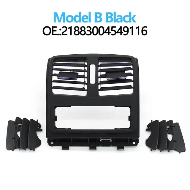 Rear AC Vent Grille Outlet Cover Panel for Mercedes-Benz CLS Class W218 2188300354 2188300454 - Model B Black - image 7