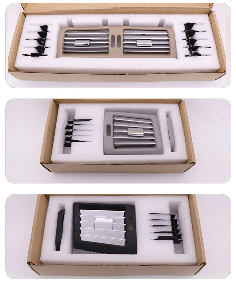 Dashboard Chromed AC Vent Grilles Outlet Cover for Mercedes-Benz R Class W251 2518302254 2518302554 2518302654 - image 15