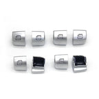 4 Pcs W205 Master Window Switch Repair Button Cover Door Glass Control Switch Key Cap for Mercedes-Benz C GLC Class W253