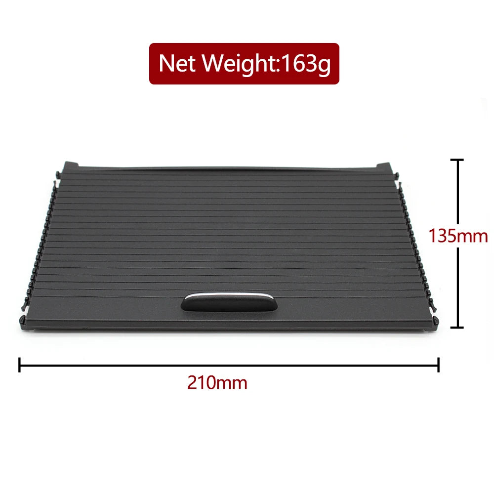 Rear Seat Drink Water Cup Holder Cover Trim Blind Shutter Tray for Mercedes-Benz C E Class W204 W207 Coupe 2078400127 - image
